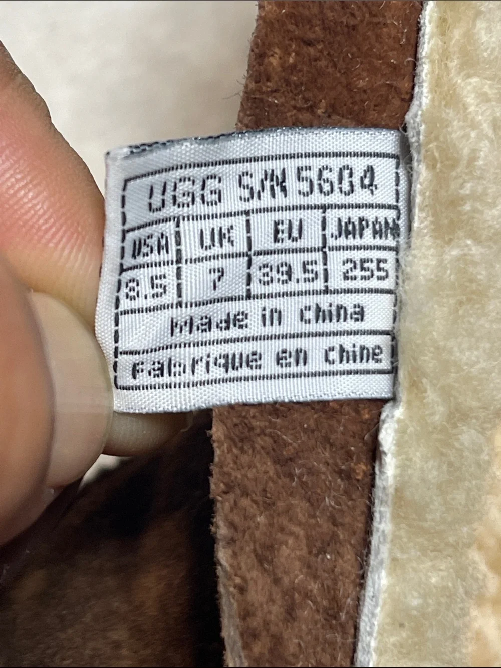 UGG Endell Brown Suede Harness Biker Booties with Tan Strap Accents Size 8.5